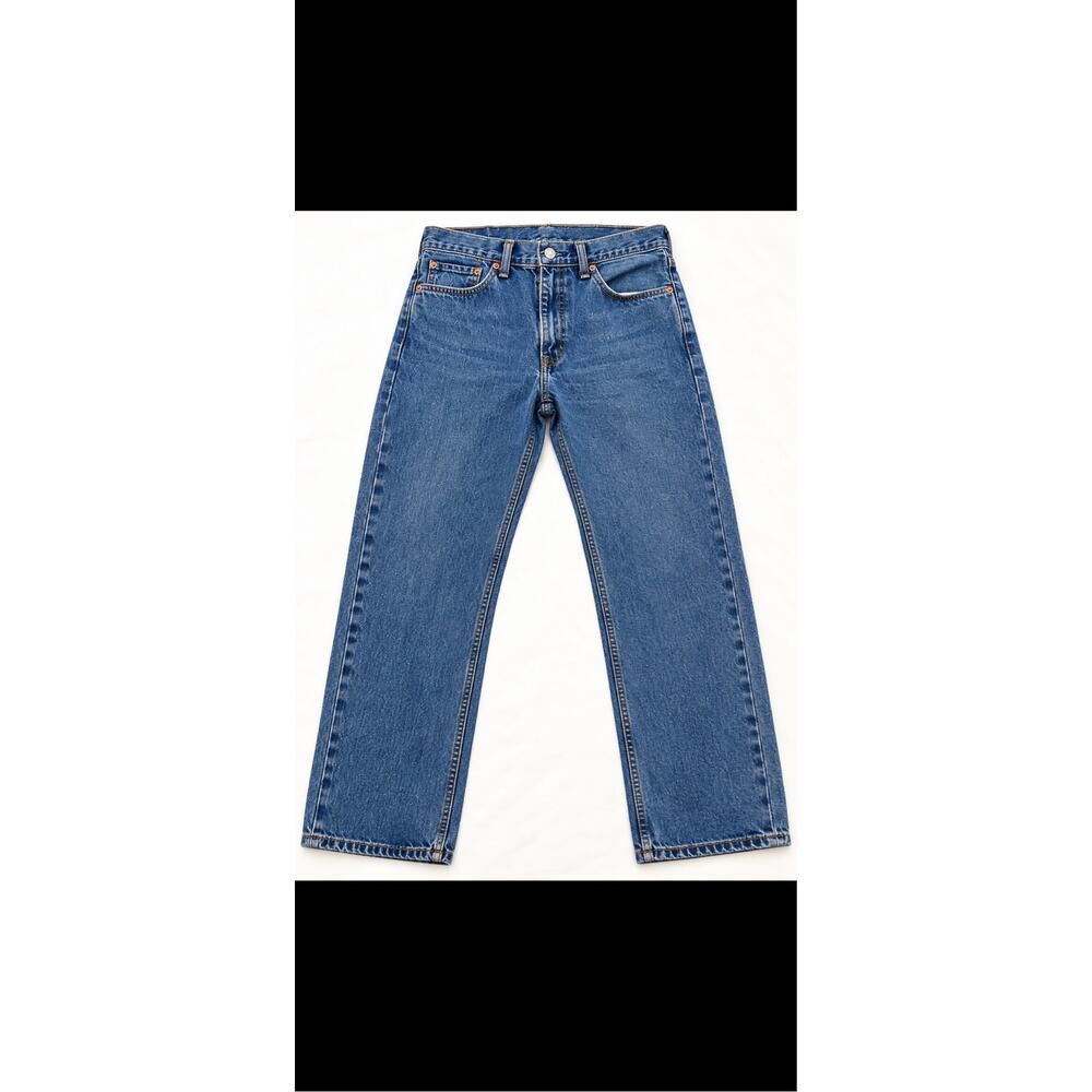 Levi’s 505 Jeans Mens 32x30 Blue Regular Fit Straight Leg Denim W32 L30